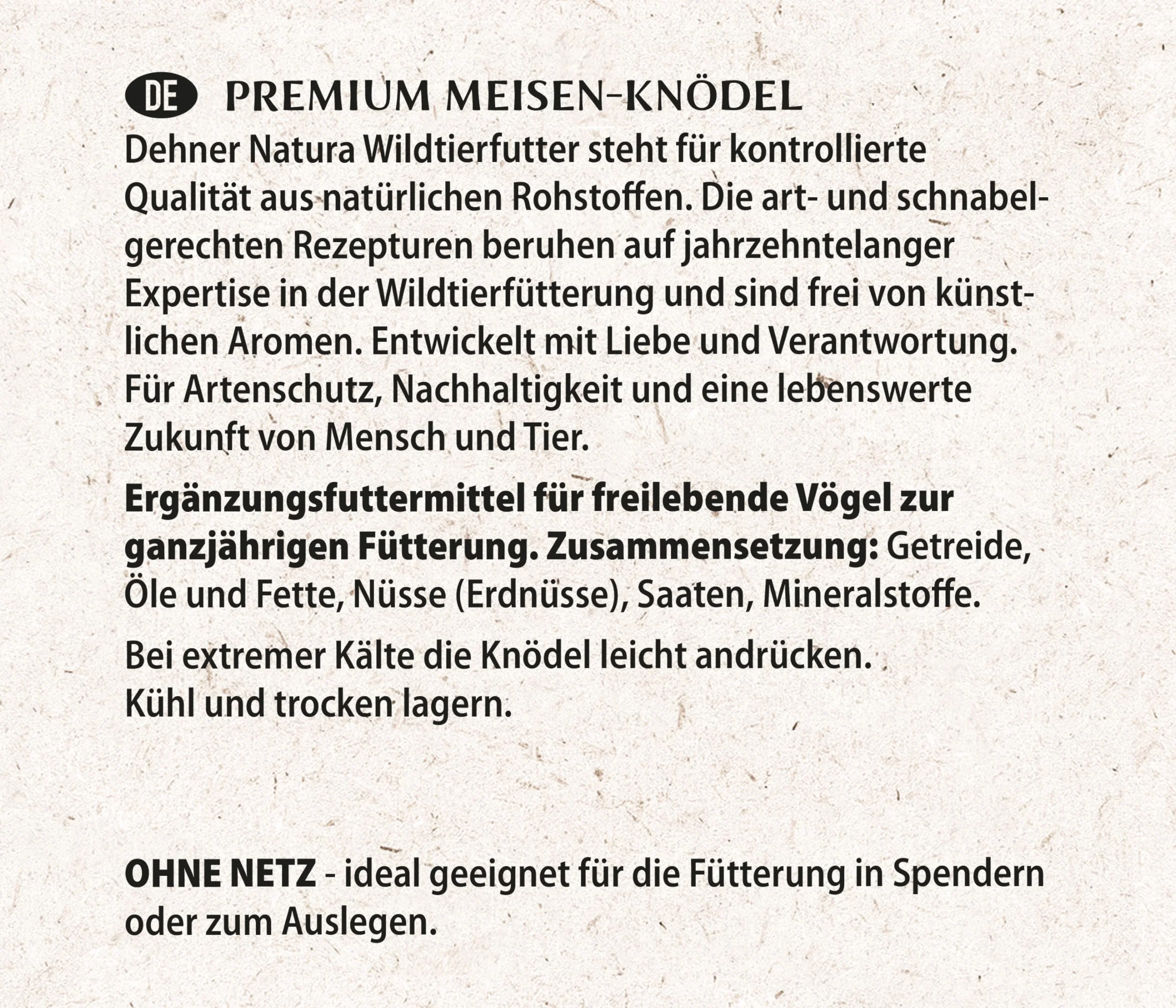 Dehner Natura Premium Karma dla Ptaków, 30 x 90g (2,7 kg)