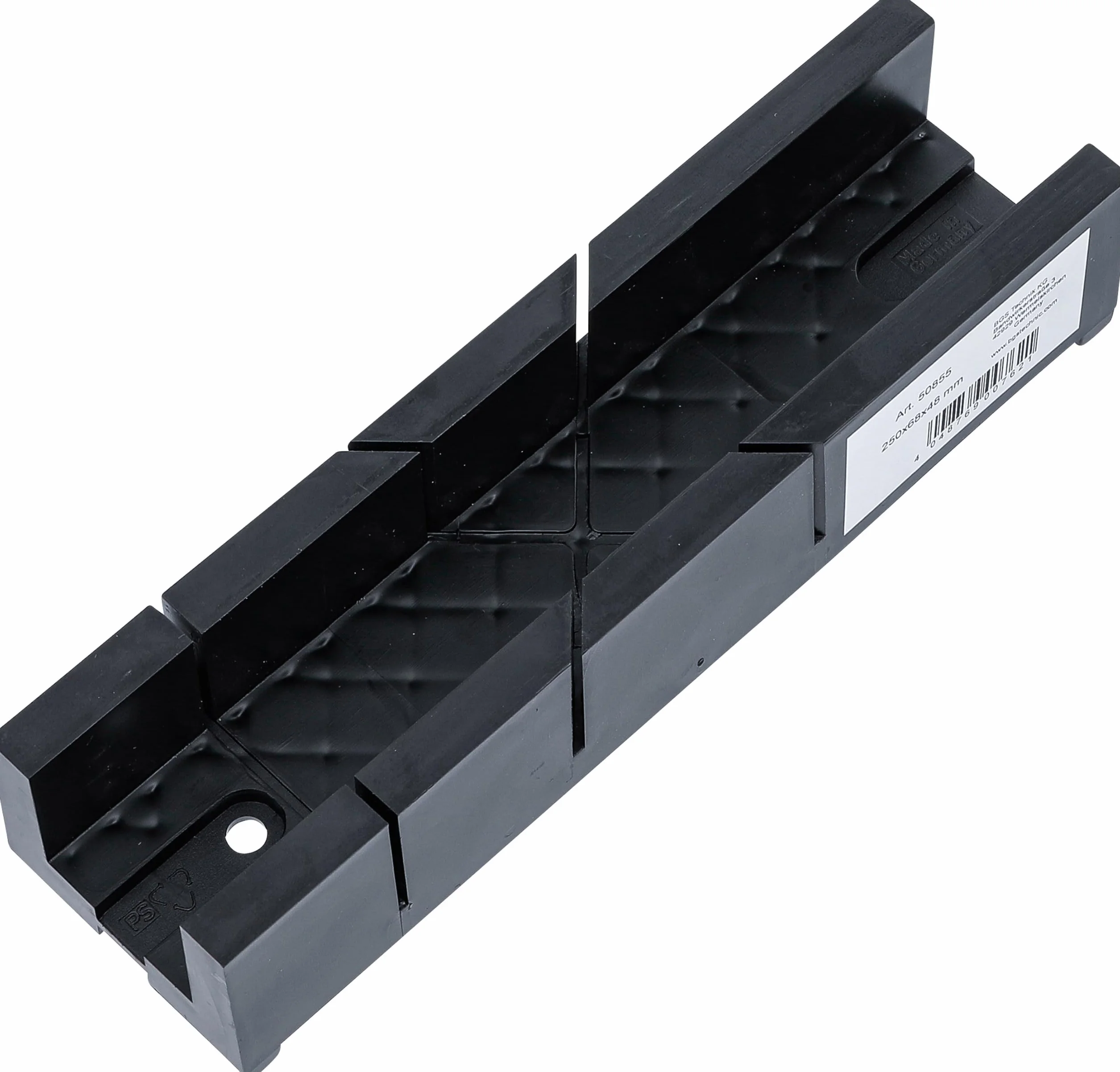 BGS 50855 | Skrzynka uciosowa z tworzywa | 245 x 65 x 48 mm