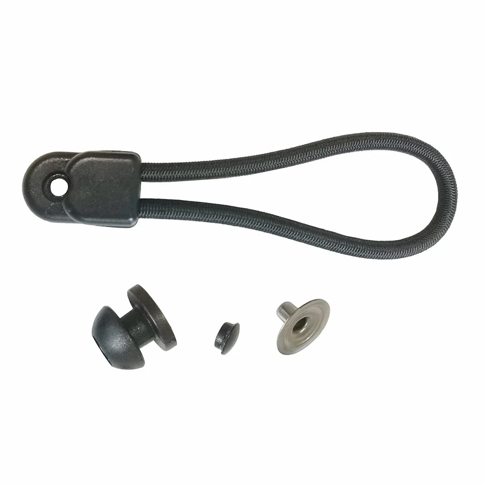 10 zestawów Stayput Shock Cord Loop Bungee Clip Pull Tie Down Tarp Canvas Pokrętła do Marine Truck Car RV Boat Covers