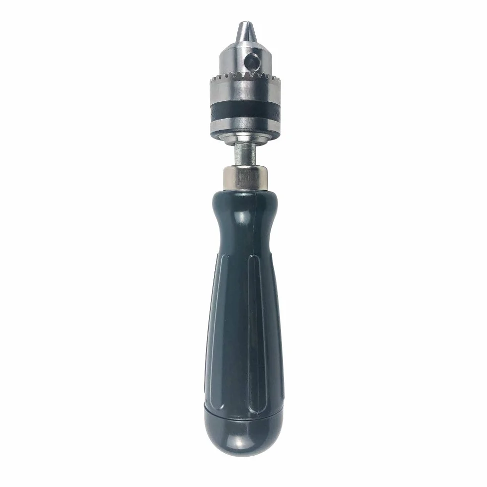 QWORK Zestaw wierteł ręcznych 1,5-5 mm imadło mini wiertarek do żywicy plastiku drewna