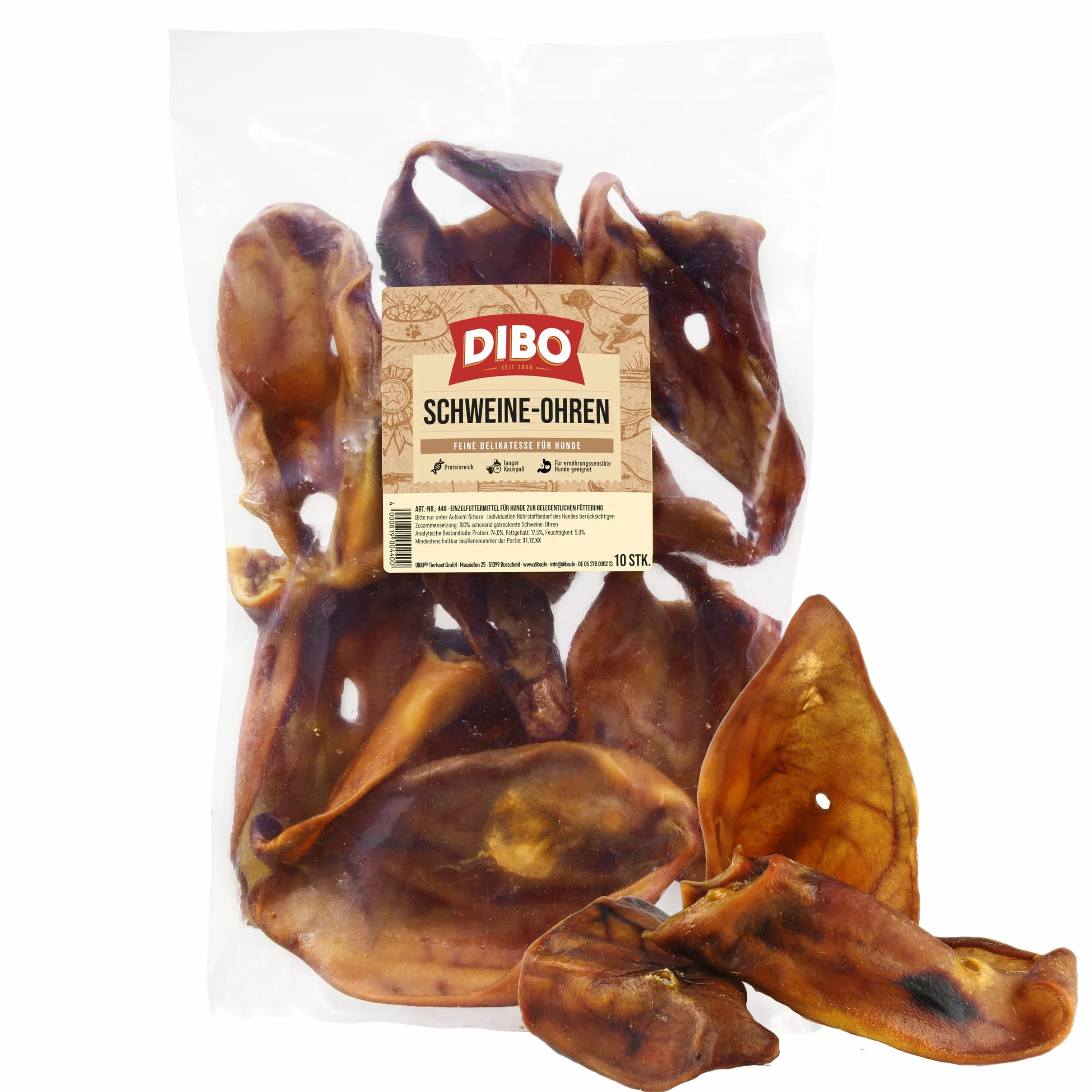 Dibo Karma dla Psów, Wieprzowina, 10 sztuk