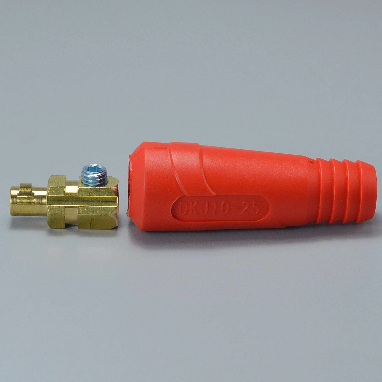 RIVERWELD TIG Spawanie panelu kablowego złącze-Plug DKJ10-25 200AMP DINSE Szybkie połączenie czerwony i czarny kolor 2PCS