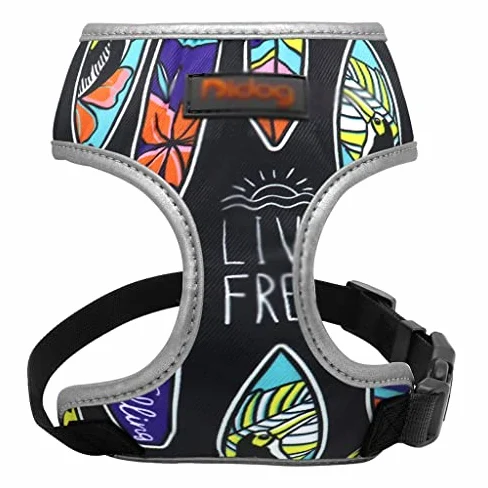 Oddychająca kamizelka z nadrukiem Odblaskowa kamizelka dla psa Puppy Małe i średnie kamizelki dla psa Walking Pet Accessories