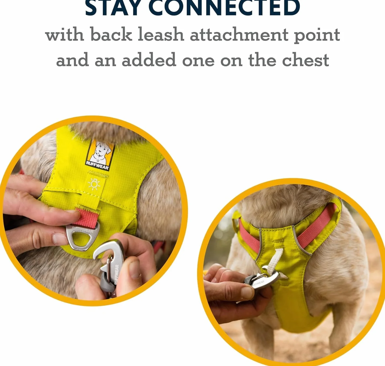 RUFFWEAR Uprząż dla psa Hi & Light, odblaskowa, regulowana, zapobiegająca ciągnięciu, rozmiar XXXS