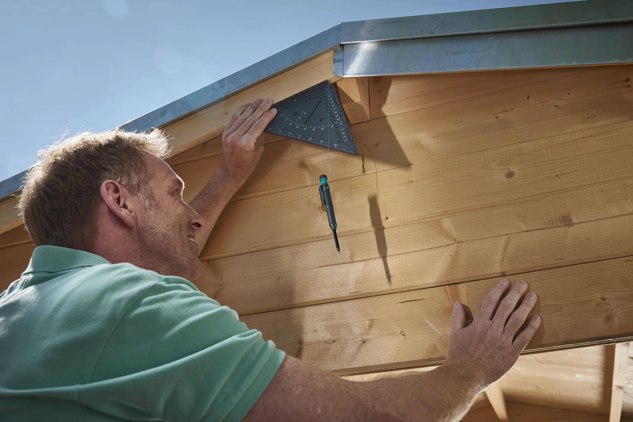 wolfcraft Kąty pomiarowe i oznaczające Vario 3D PRO I 5219000 I składane narzędzie pomiarowe do powierzchni i trójwymiarowych przedmiotów, tworzywo sztuczne