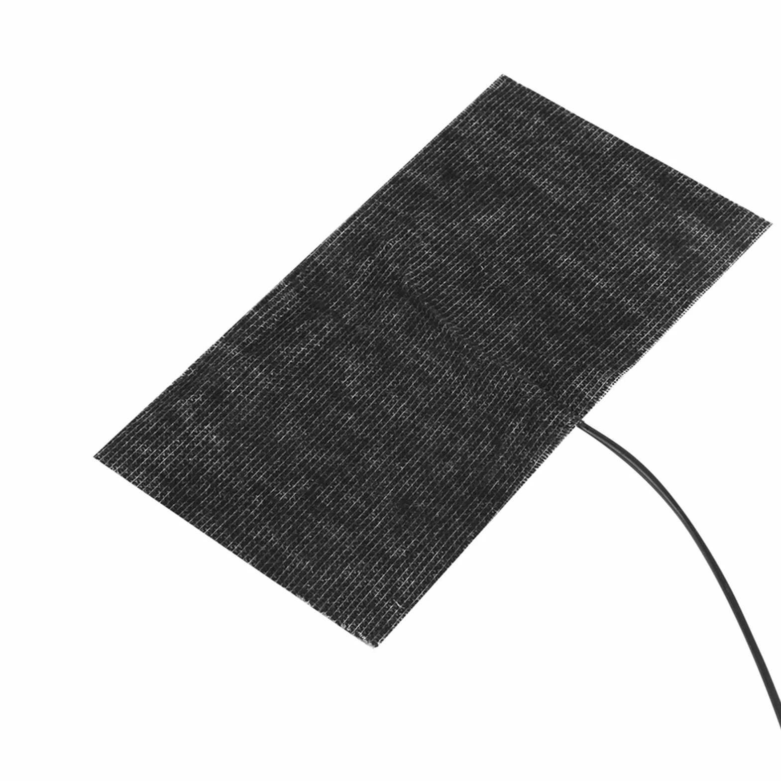 Gedourain 1 szt. Czarna Mata Grzewcza z Włókna Węglowego 5 V USB 20x10 Cm Pad Ciepły Koc na Ramiona, szyję, talię, Plecy, Brzuch i poduszkę lub Legowisko dla Zwierząt