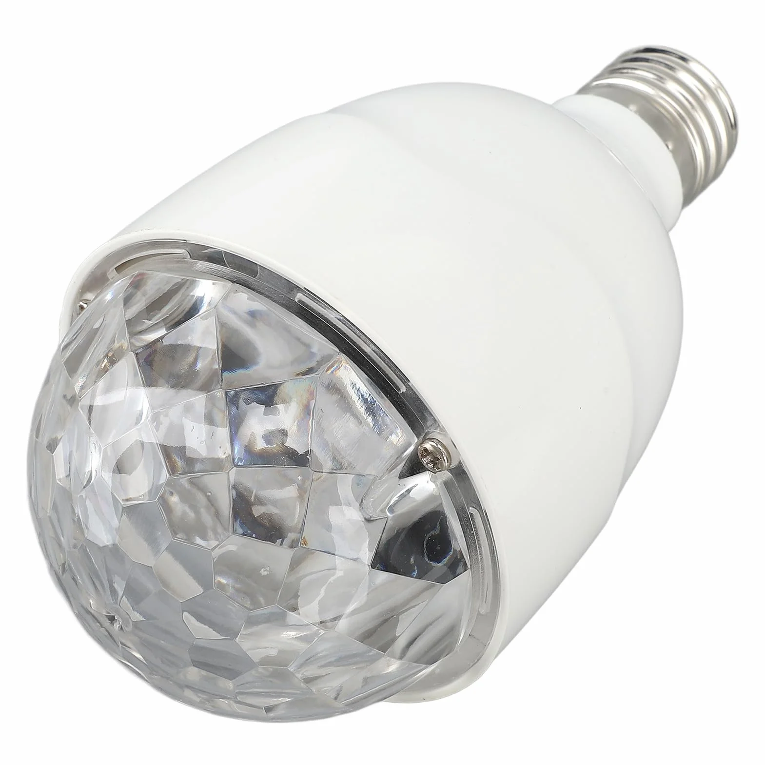 Lampa Kulowa Dyskotekowa RGB Obrotowa LED E27 z Pilotem, Aktywowana Dźwiękiem Stroboskop