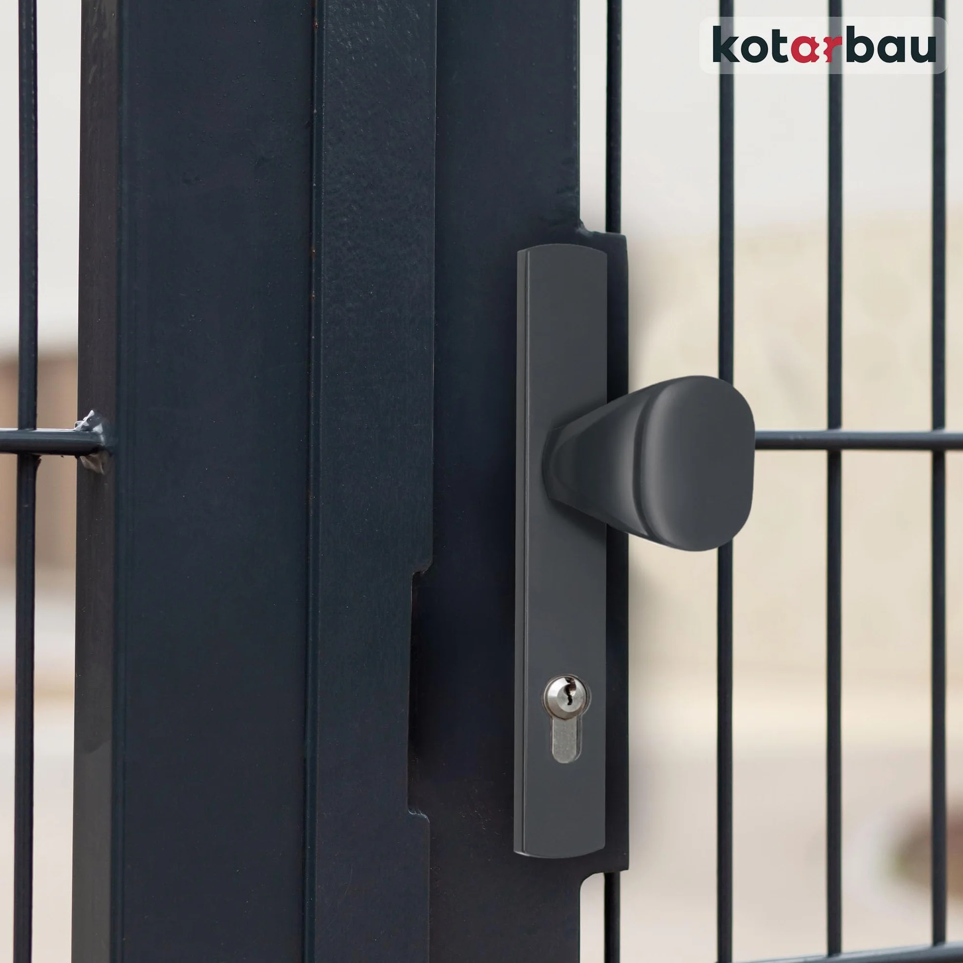 KOTARBAU® Pochwyt-pochwyt Antracyt 90 mm Aluminium