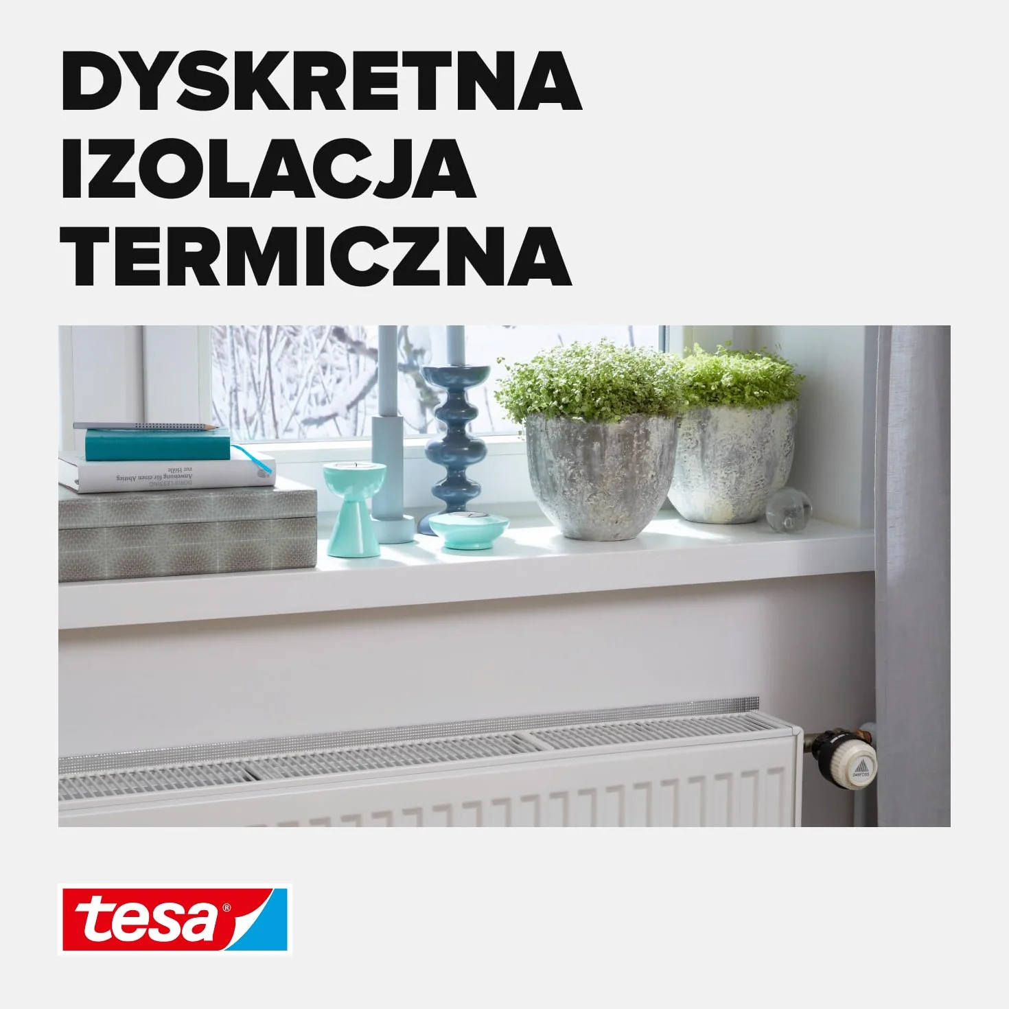 tesa INSULATION folia odblaskowa do grzejników 1 m x 0,7 m