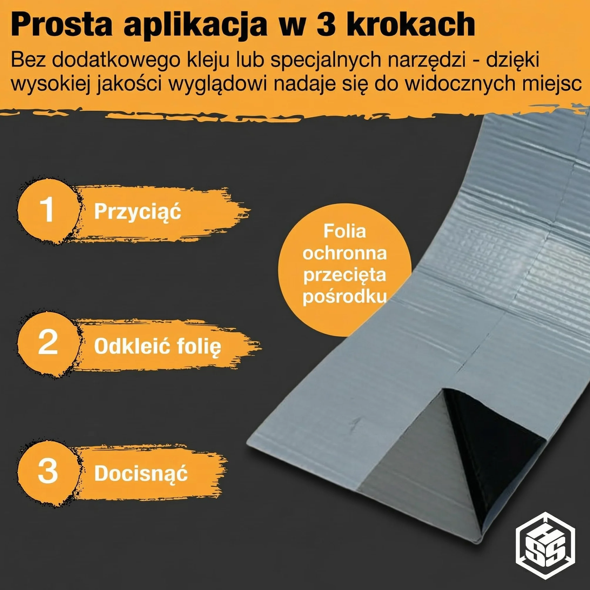 Samoprzylepna Taśma Butylowa EPDM do Uszczelnień – 10cm x 5m – Wodoodporna Taśma Naprawcza do Dachu, Rynien, Betonu i PVC – Odporna na UV i Warunki Atmosferyczne