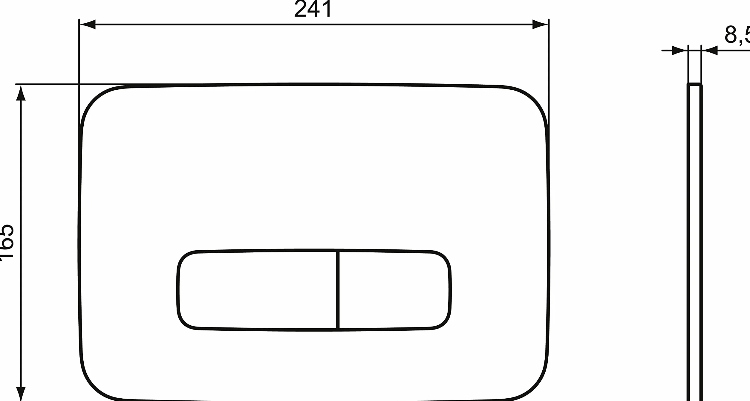 Ideal Standard OLEAS M3 płyta mechaniczna chrom
