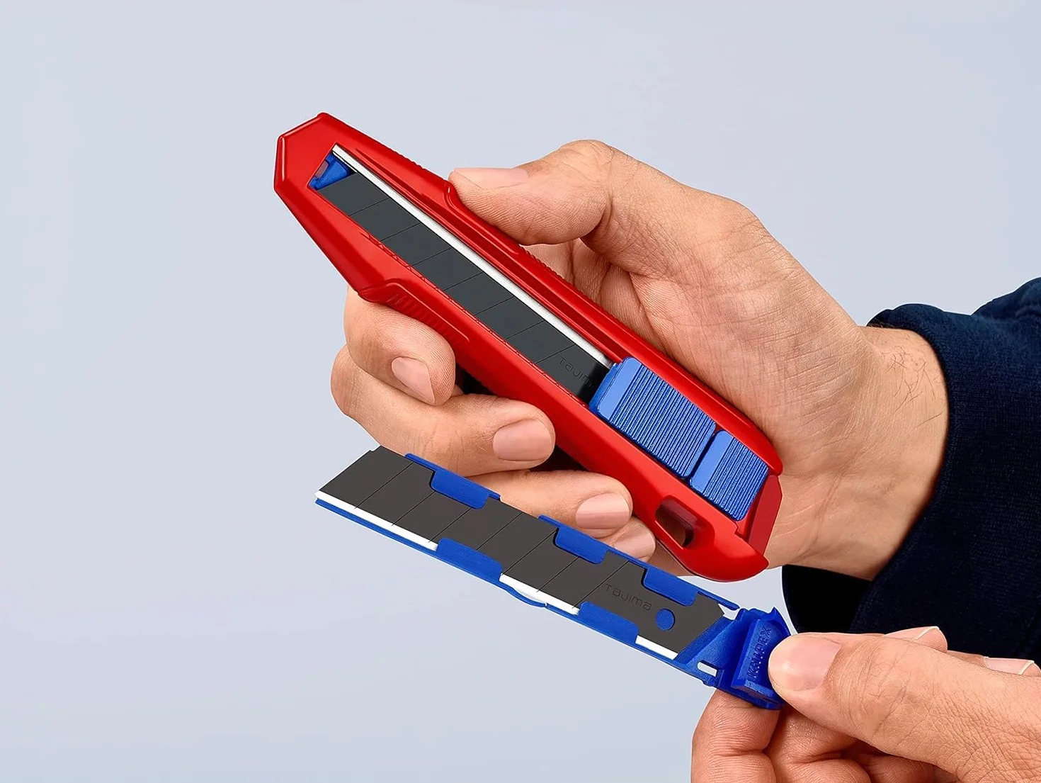 KNIPEX CutiX Nóż z odłamywanym ostrzem 165 mm 90 10 165 BK