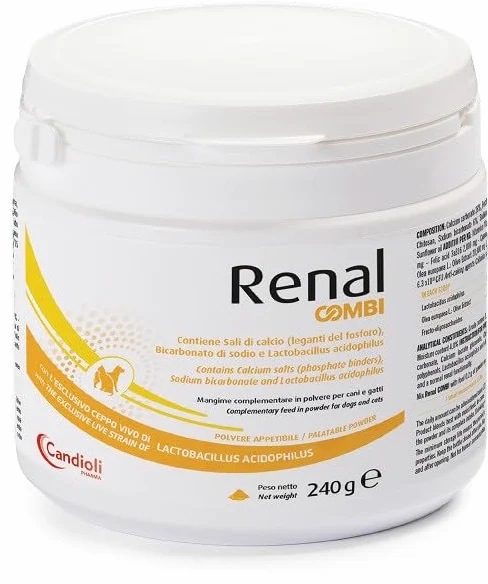 CentroVete Renal Combi 240 g karma uzupełniająca w proszku dla psów i kotów