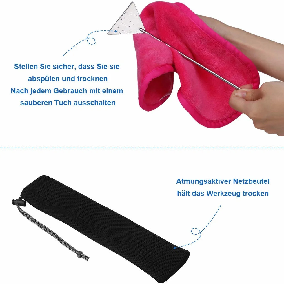 SlowTon Aquascape Zestaw narzędzi do akwarium ze stali nierdzewnej 4 w 1, długa pęseta, nożyczki, szpatułka, wielofunkcyjne, dla początkujących, do czyszczenia żwiru i roślin