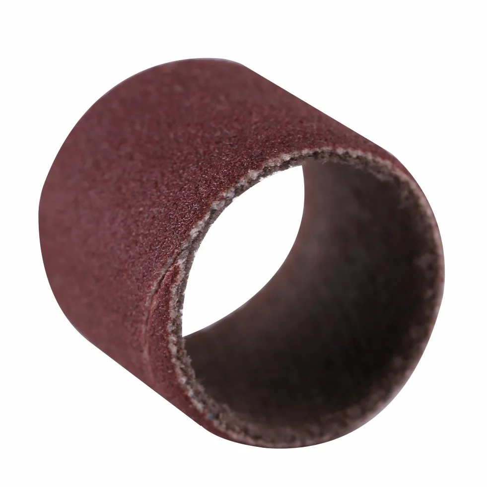 Cylinder szlifierski Akozon, 100 szt. Bęben + 1 szt. Trzpień korbowodu dla Rotary Drll papier ścierny zespoły tuleje wrzeciona zestaw do polerowania drewna Craft 80/320/600 Grit (320#)