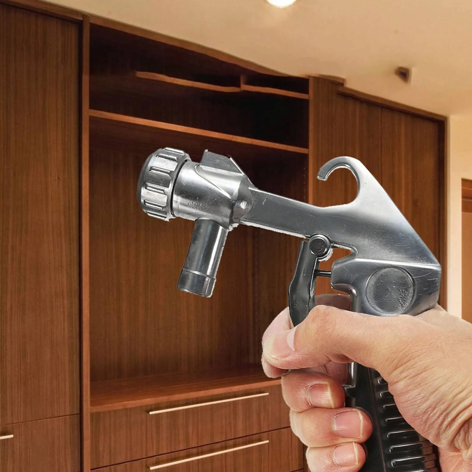 Piaskarka Pneumatyczny pistolet do piaskowania Zestaw do piaskowania Piaskarka Dysza syfonu powietrznego Piaskowanie ścierne z 4 dyszami ceramicznymi, użyj ciśnienia powietrza 60-120 psi