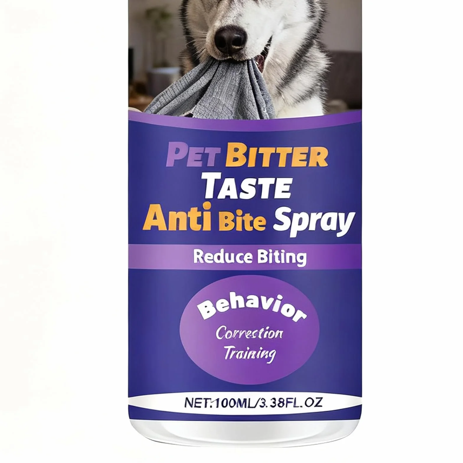 Spray Przeciwko Gryzieniu Dla Psów - 100 Mililitrów Skuteczne Szkolenie - Spray Treningowy Antygryzieniowy Dla Psów | Do Utrzymania Higieny Rutyny Zachowania Wewnątrz Pomieszczeń Opieki Oraz