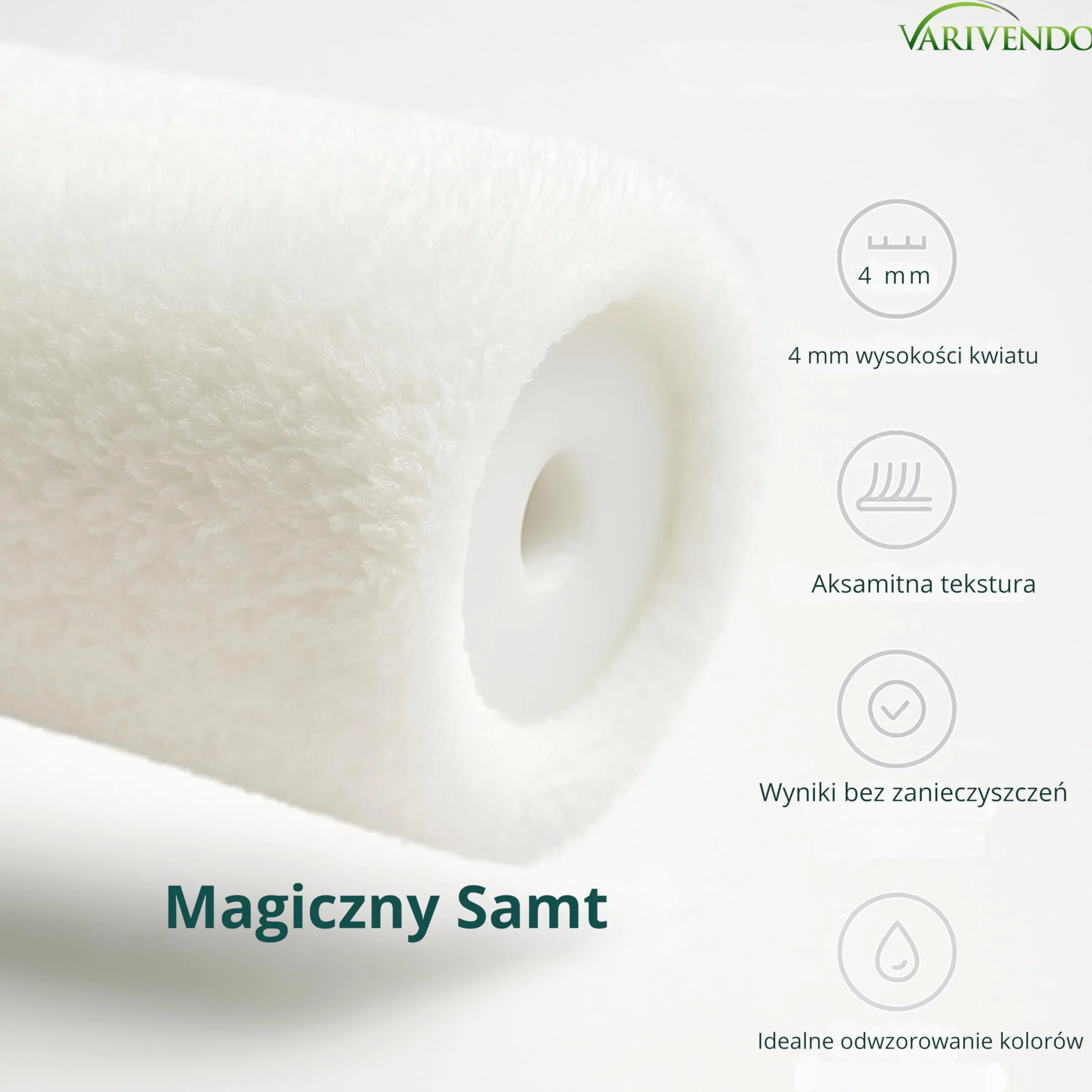 Magic Samt Rolki Zastępcze 10 cm