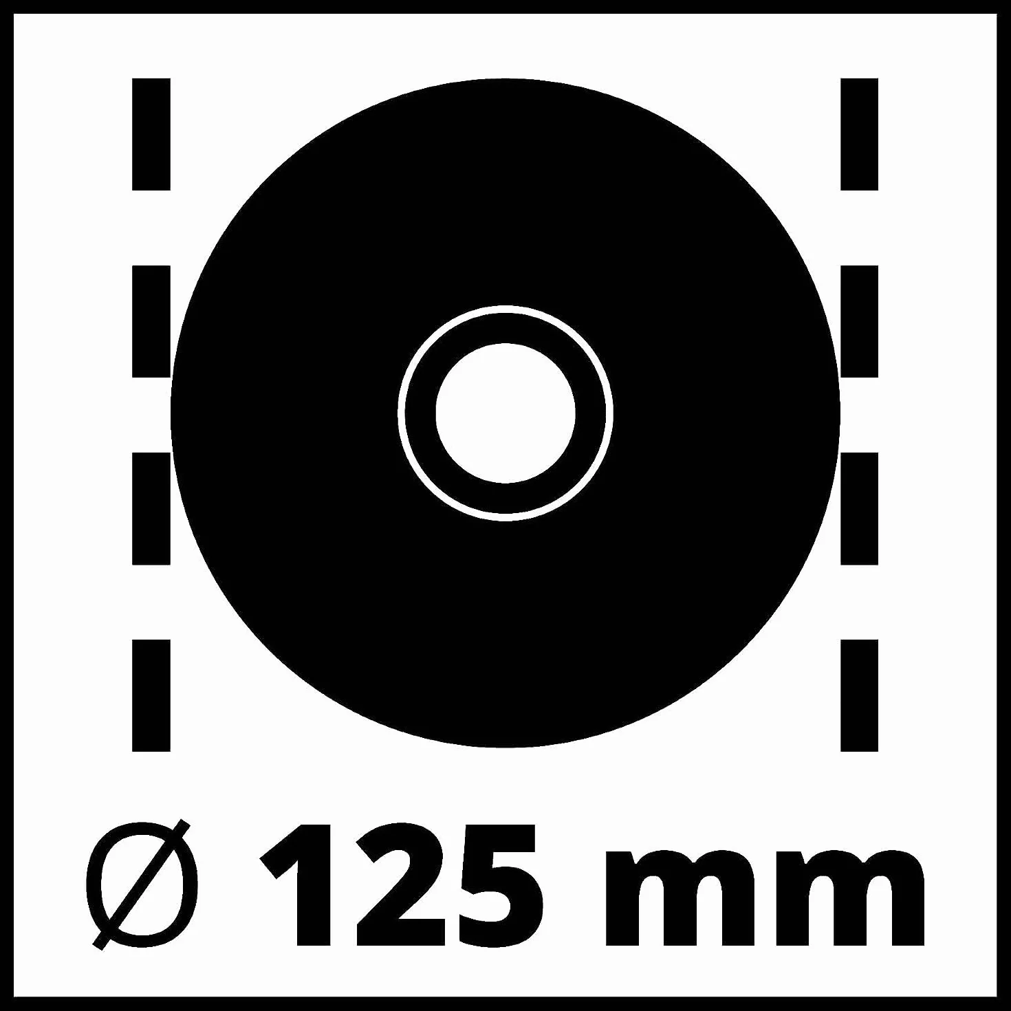 Einhell Szlifierka kątowa TE-AG 125 CE (1100 W, tarcza Ø 125 mm, stała elektronika, osłona ochronna, klucz w regulowanym dodatkowym uchwycie, bez tarczy tnącej)