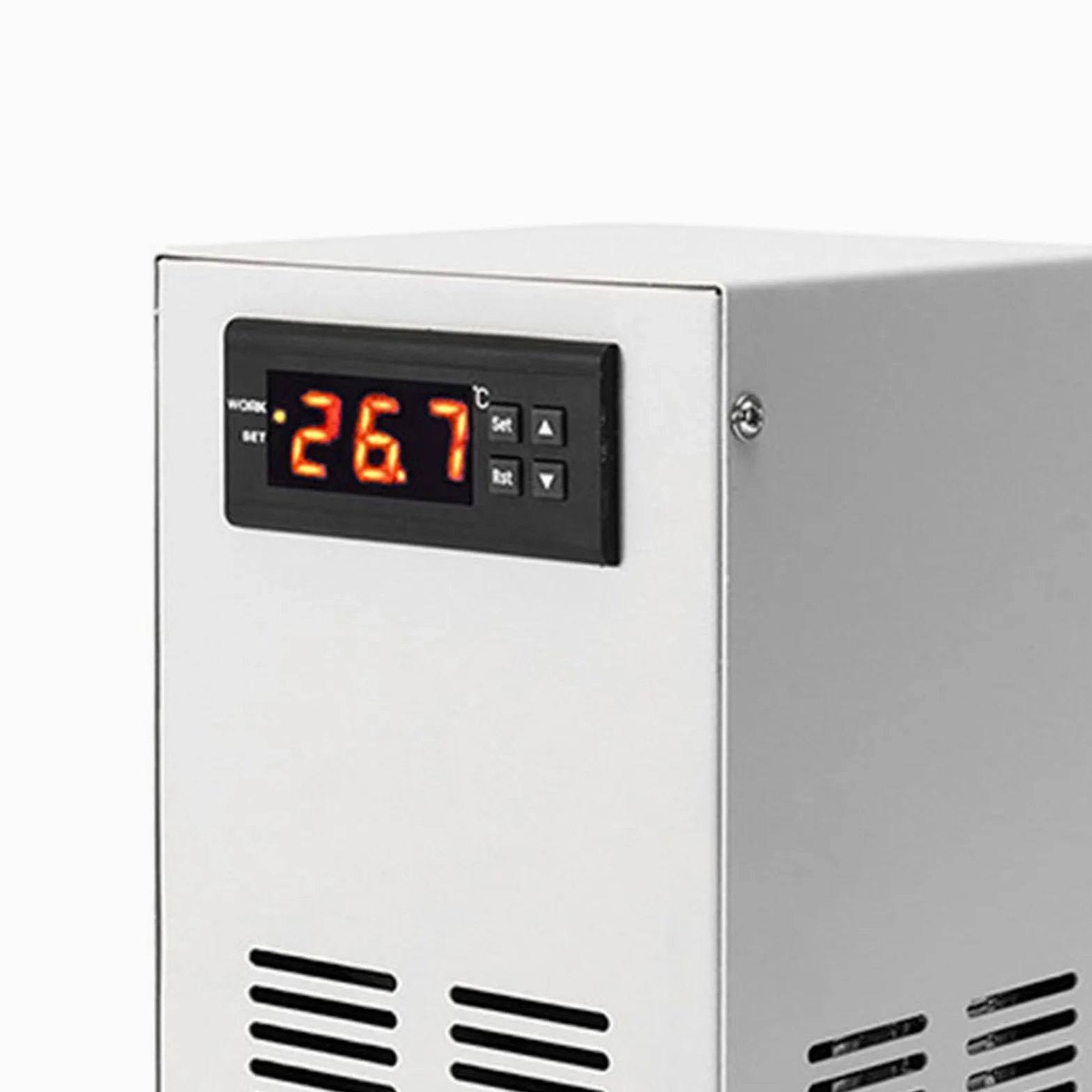 Cryfokt Chłodzenie Wodne do Akwariów, Chłodnica Akwariowa Premium z technologią elektroniczną, Zaawansowany System Chłodzenia, stabilność Temperatury dla Miłośników Ryb (wtyczka UE 220V)