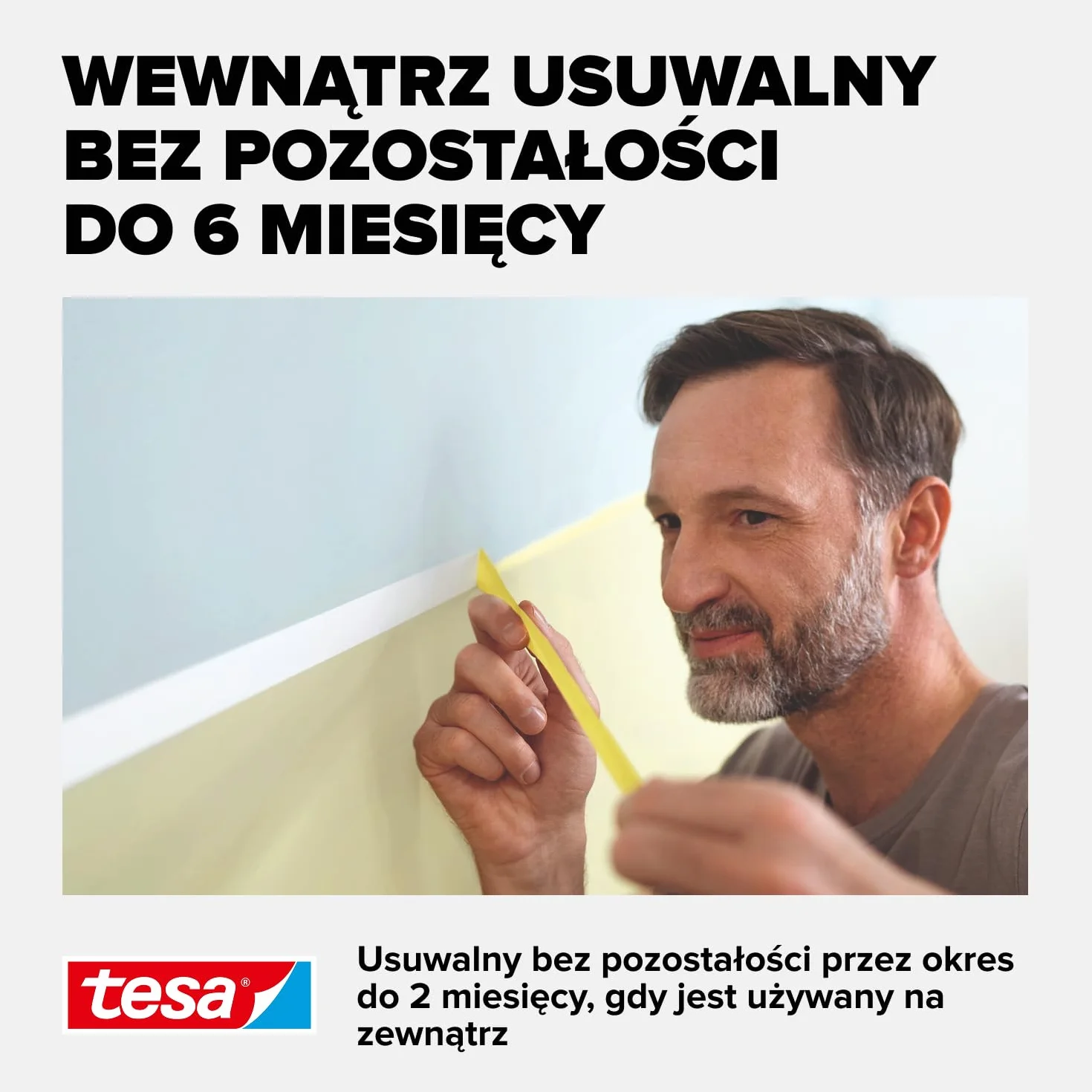 tesa Professional - malarska taśma maskująca z cienkiego papieru Washi do wyjątkowo precyzyjnego maskowania podczas malowania - do stosowania wewnątrz i na zewnątrz - 25m x 38mm