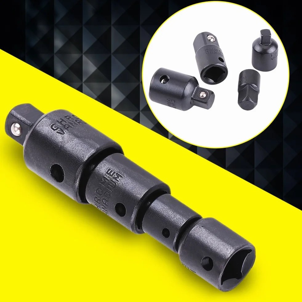 Steckdosen Reduzierer Set, 4-teilige Steckdosen Schraubendreher Konverter Set 1/2 ", 3/8", 1/4 "Steckschlüsseladapter Stecker auf Buchse 1/2" (M) - 3/8 "(F), 3/8" (M) - 1/4 "(F)