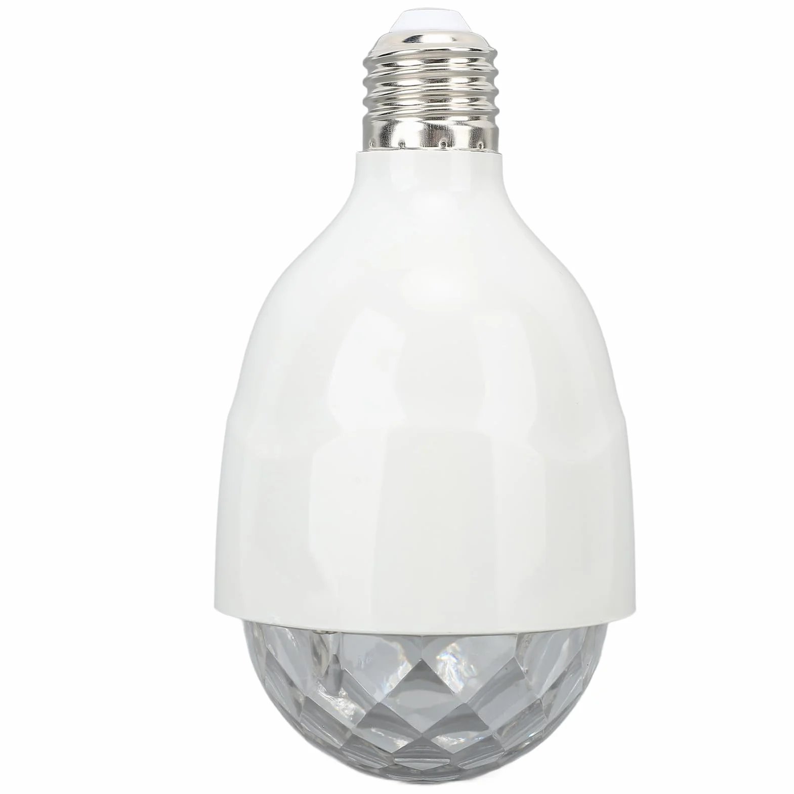 Lampa Kulowa Dyskotekowa RGB Obrotowa LED E27 z Pilotem, Aktywowana Dźwiękiem Stroboskop