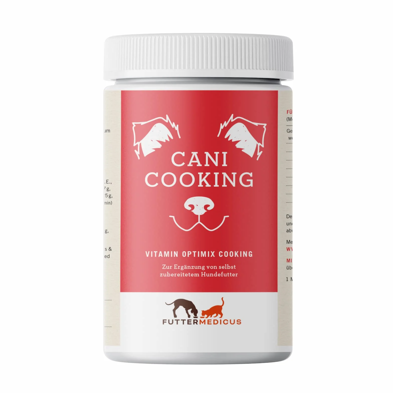 Optimix Cooking | 250 g | karma uzupełniająca dla dorosłych psów | suplement do samodzielnie ugotowanej karmy dla psów | zawiera wszystkie ważne składniki odżywcze