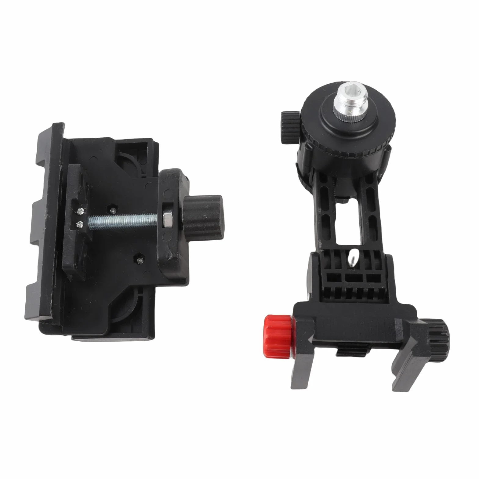 Adapter Poziomu Lasera Obrót o 360 Stopni Regulowany Wspornik Poziomu Wsparcia Sufitowego z Plastikowym Zaciskiem do Montażu ściennego na Suficie