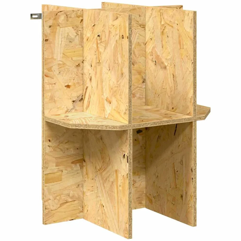 Duże brązowe terrarium 40 x 40 x 90 cm z wytrzymałego OSB ze szklanym oknem i rustykalnym designem, idealne do gadów, płazów, do wnętrz, trwała, stabilna postawa
