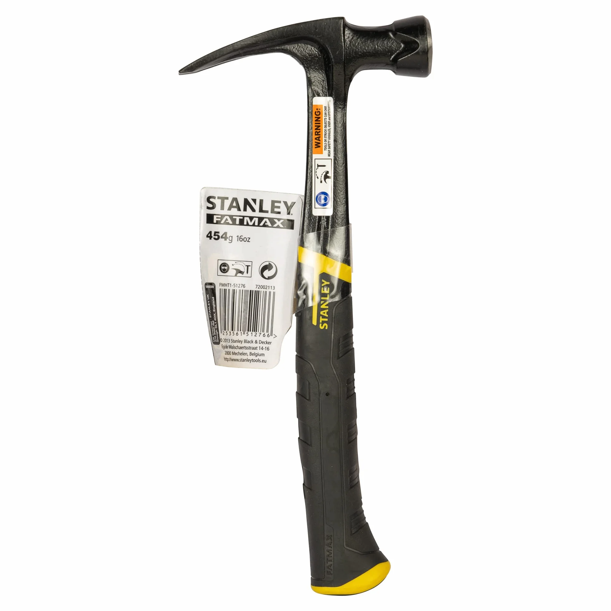 Stanley Antivibe All Steel Rip Młotek, Czarny/Żółty, 450 g
