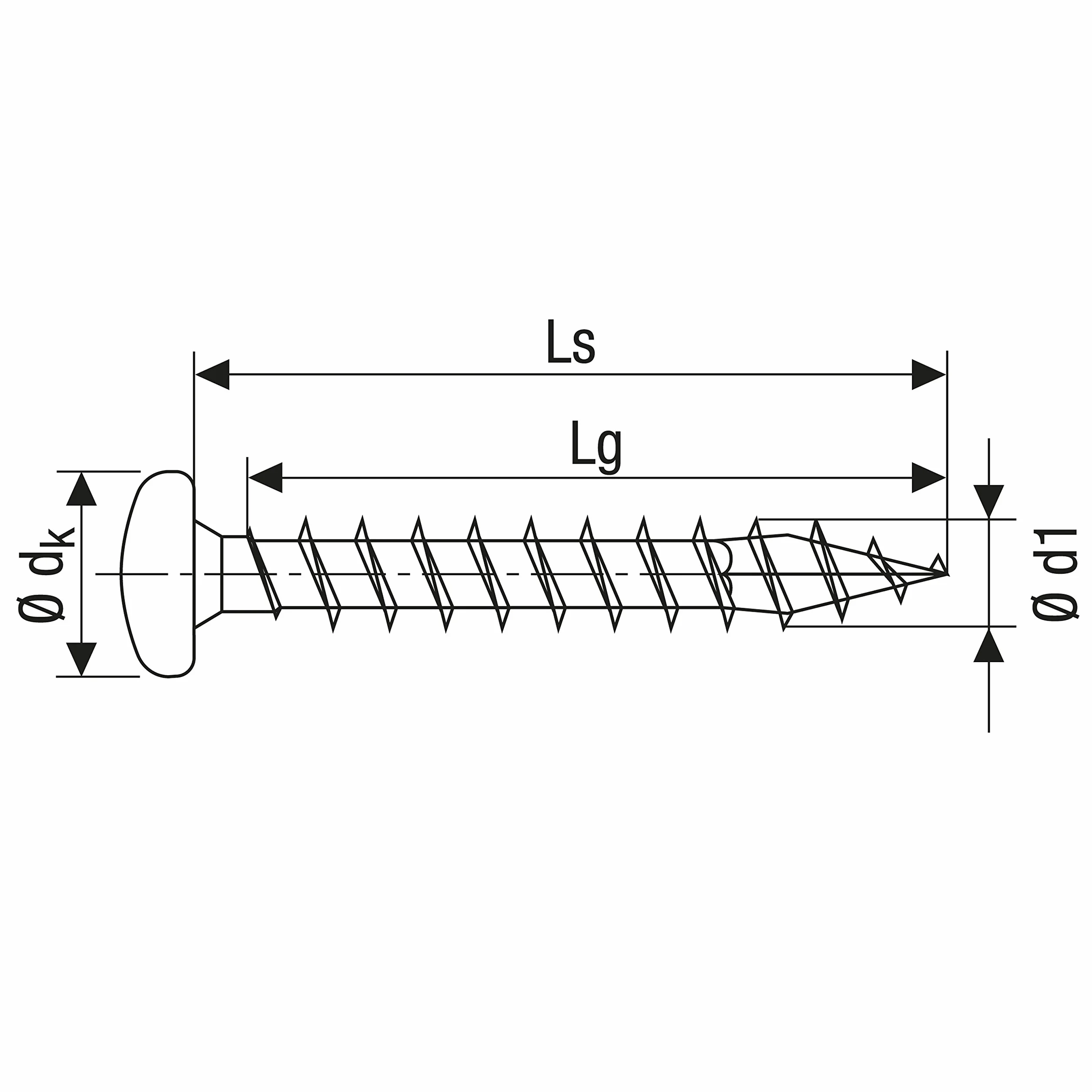 SPAX Śruba uniwersalna, 4,5 x 35 mm, 500 sztuk, z rowkiem krzyżowym Z2, łeb półokrągły, pełny gwint, 4CUT, WIROX A3J, 0231010450355