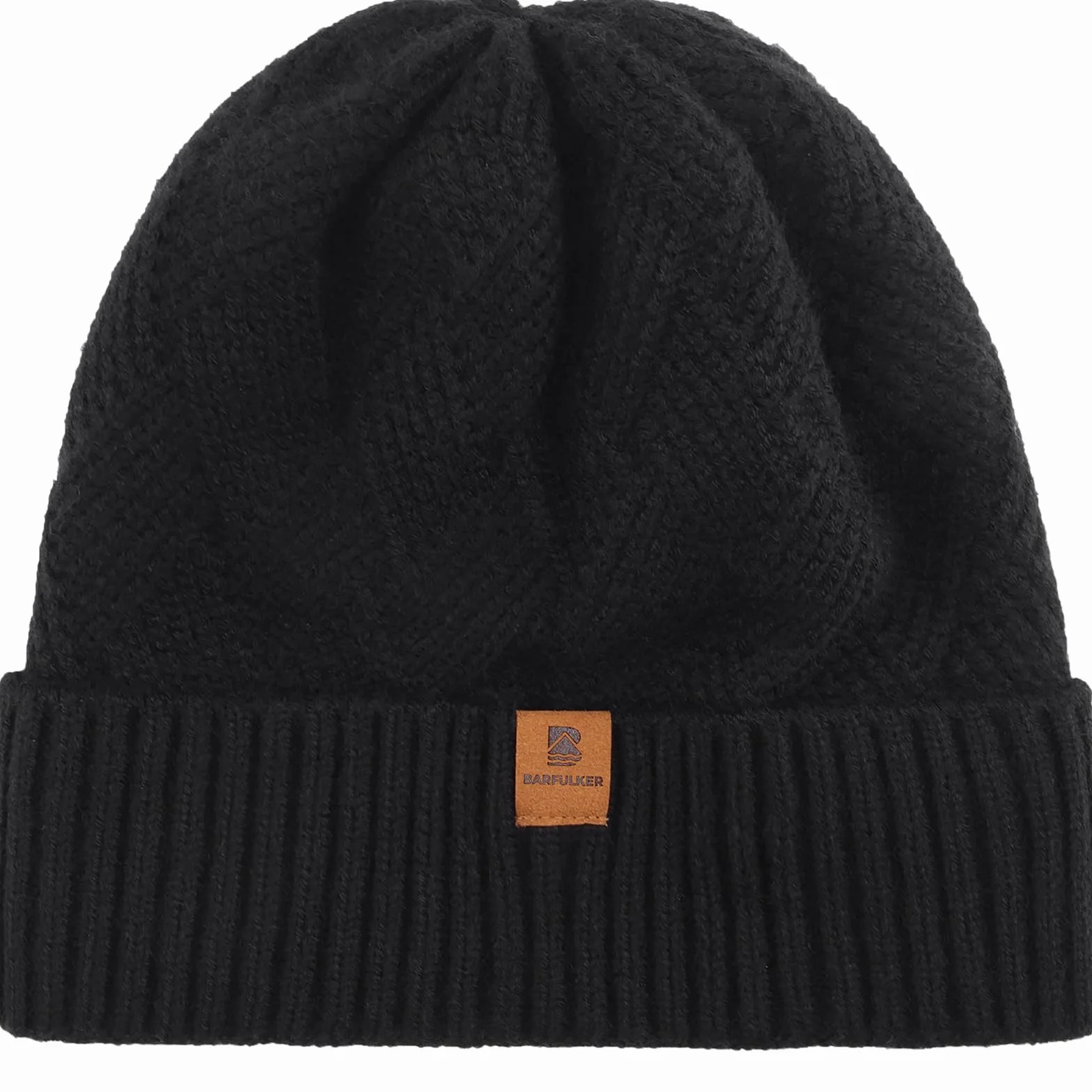 Czapka Beanie dla Mężczyzn i Kobiet, Uniseks Czapki Dzianiny na Jesień Zimę Dzianina Czapka Zimowa Damska Miękka i Ciepła Czapka Knitted Hats,Czarny