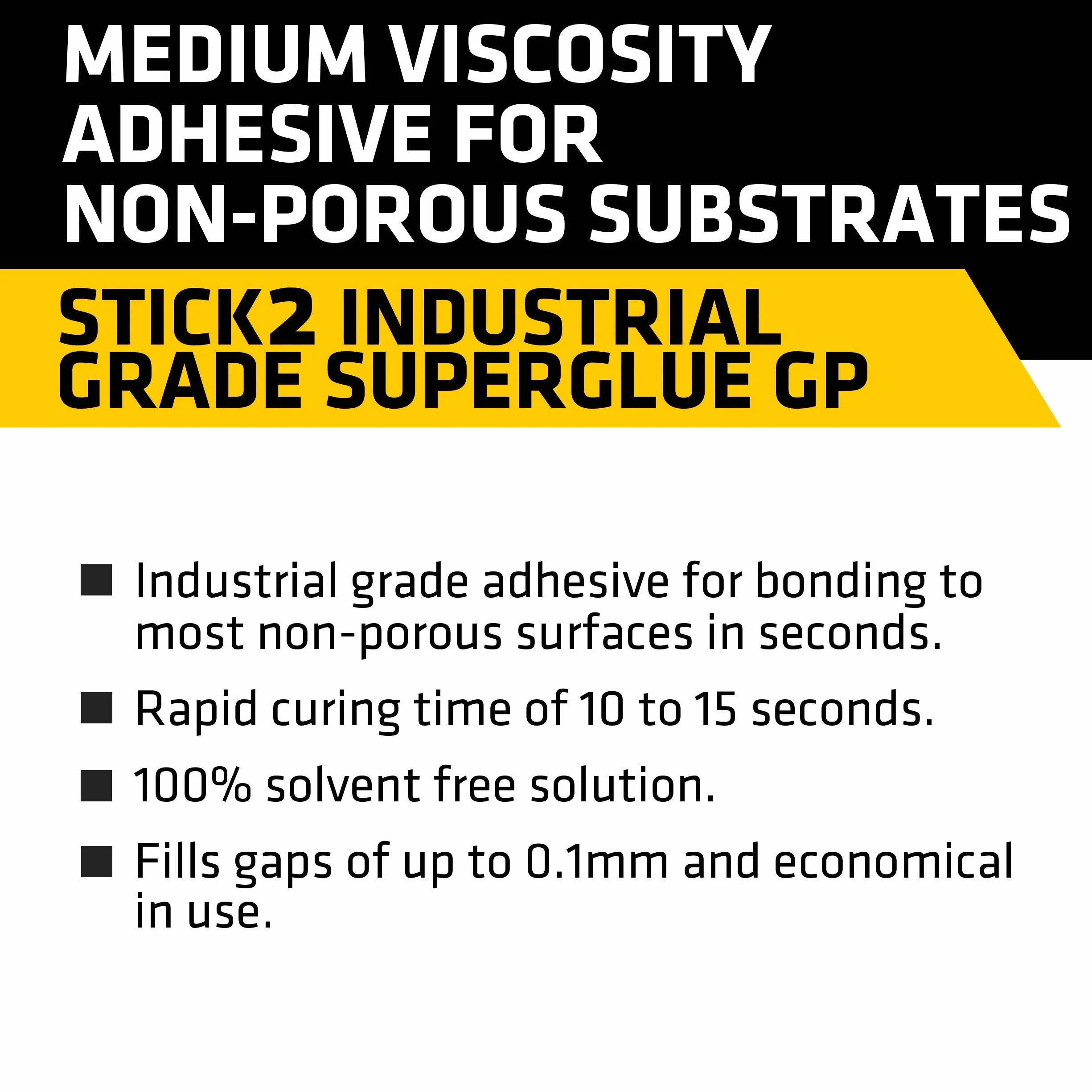 Everbuild CYN20 Stick 2 klasy przemysłowej superklej, przezroczysty, 20 g