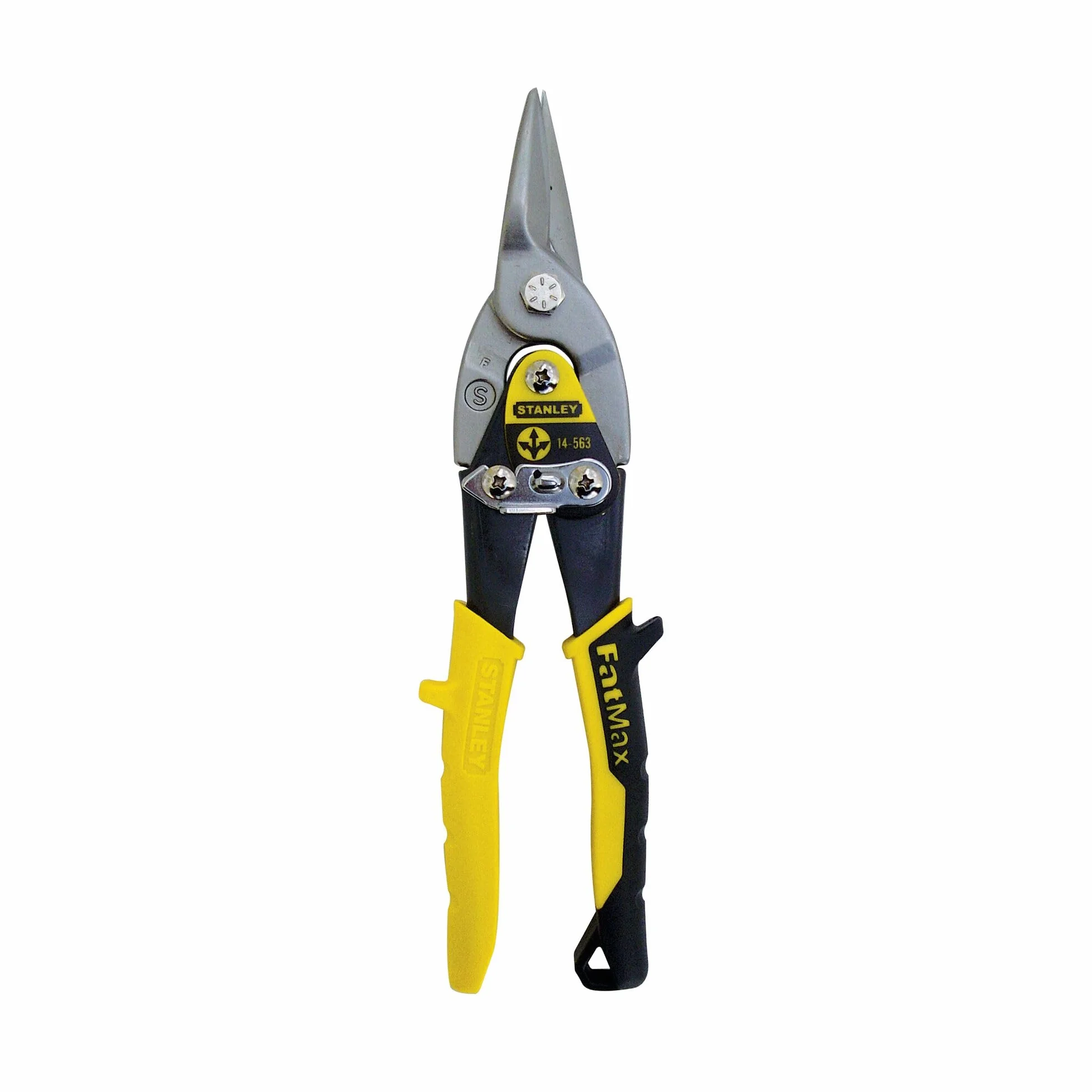STANLEY FATMAX Tin Snips, Straight Cut, Aviation Snip, 9-7/8-Inch (14-563)