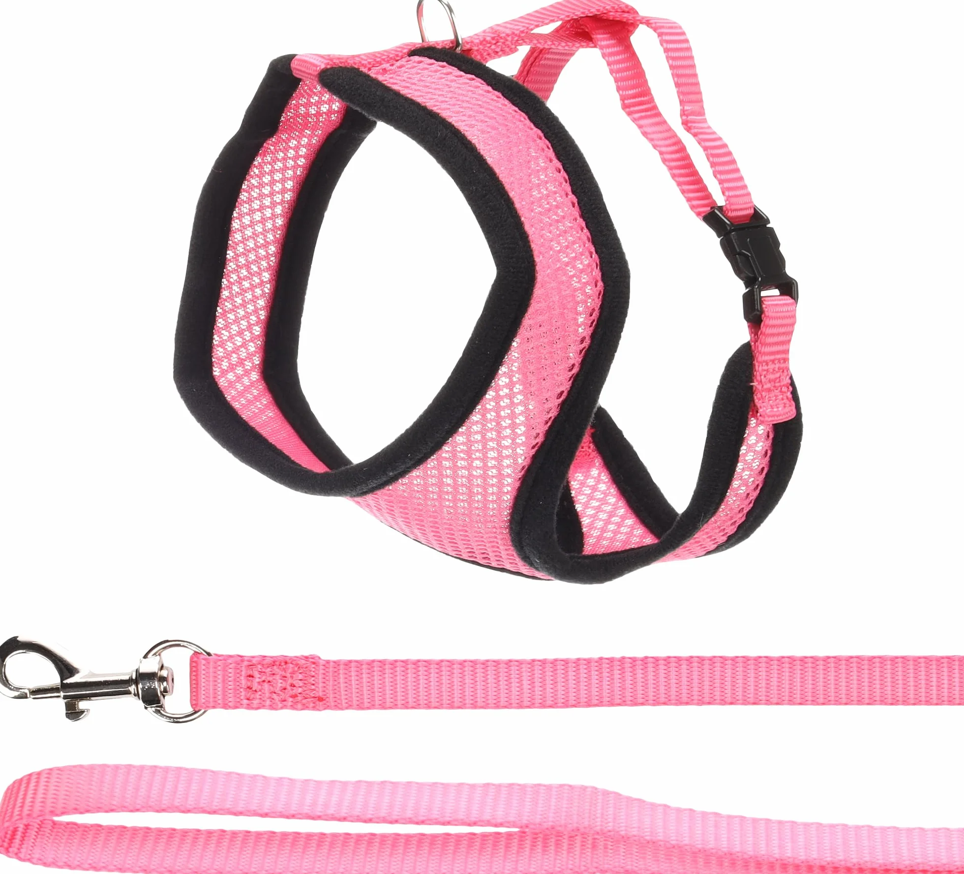 Flamingo Uprząż dla kota ze smyczą Harms różowa 32 cm 36-48 cm 110 cm 10 mm