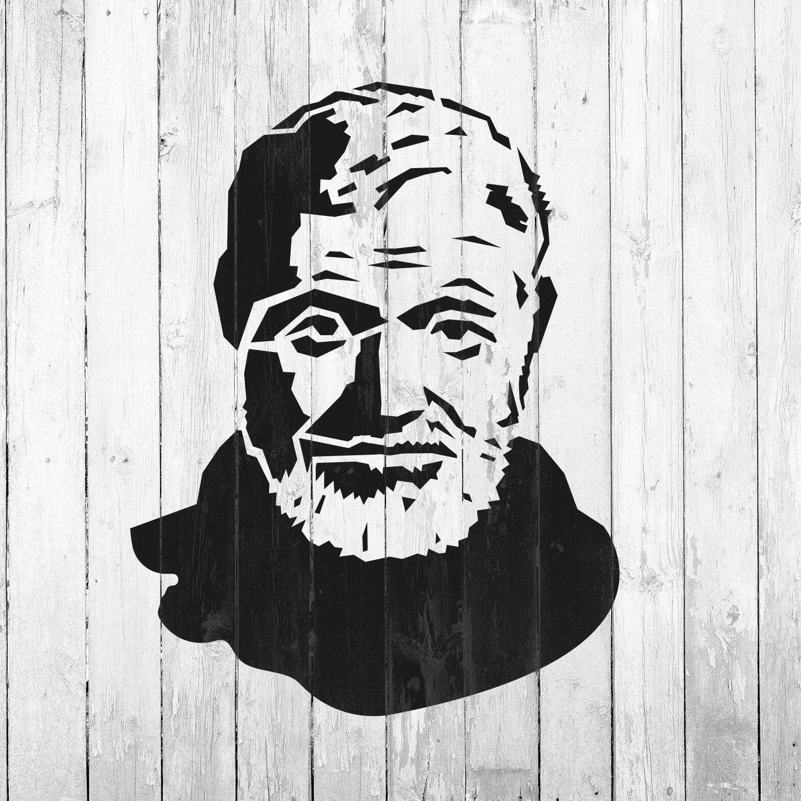 Ernest Hemingway szablon A4