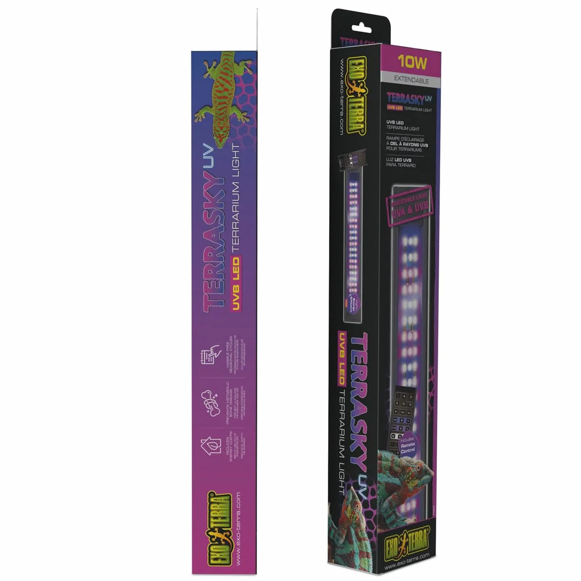 Exo Terra TerraSky oświetlenie terrariów UV LED, 10 W