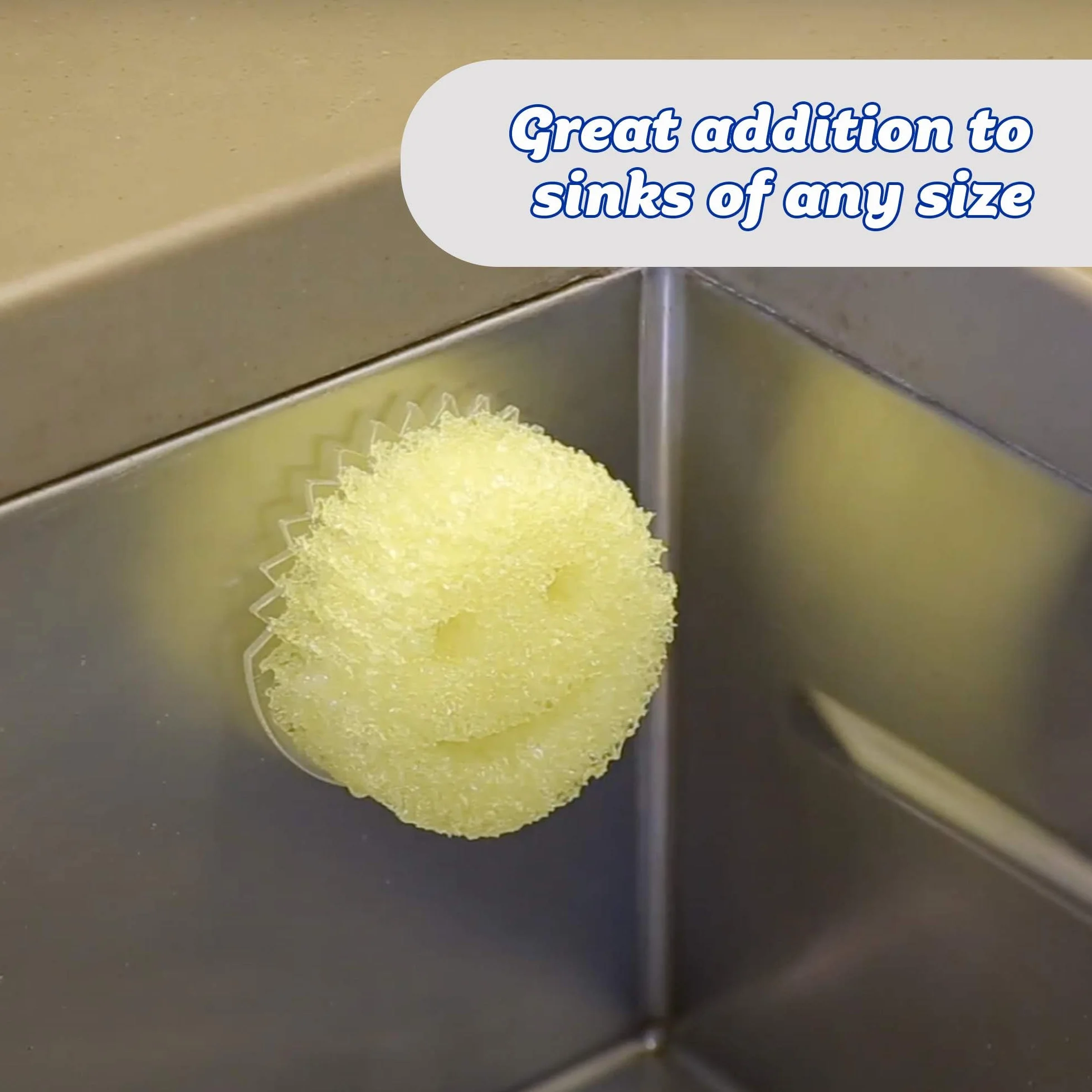 Scrub Daddy Uchwyt na gąbkę do zlewu Organizer do czyszczenia 2 szt