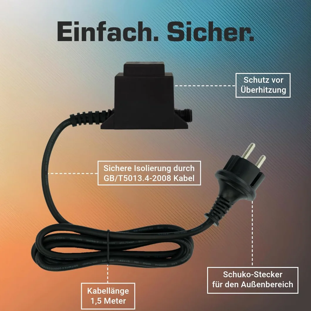 Kerry Electronics Transformator IP44 30 VA 12 V AC/AC zasilacz