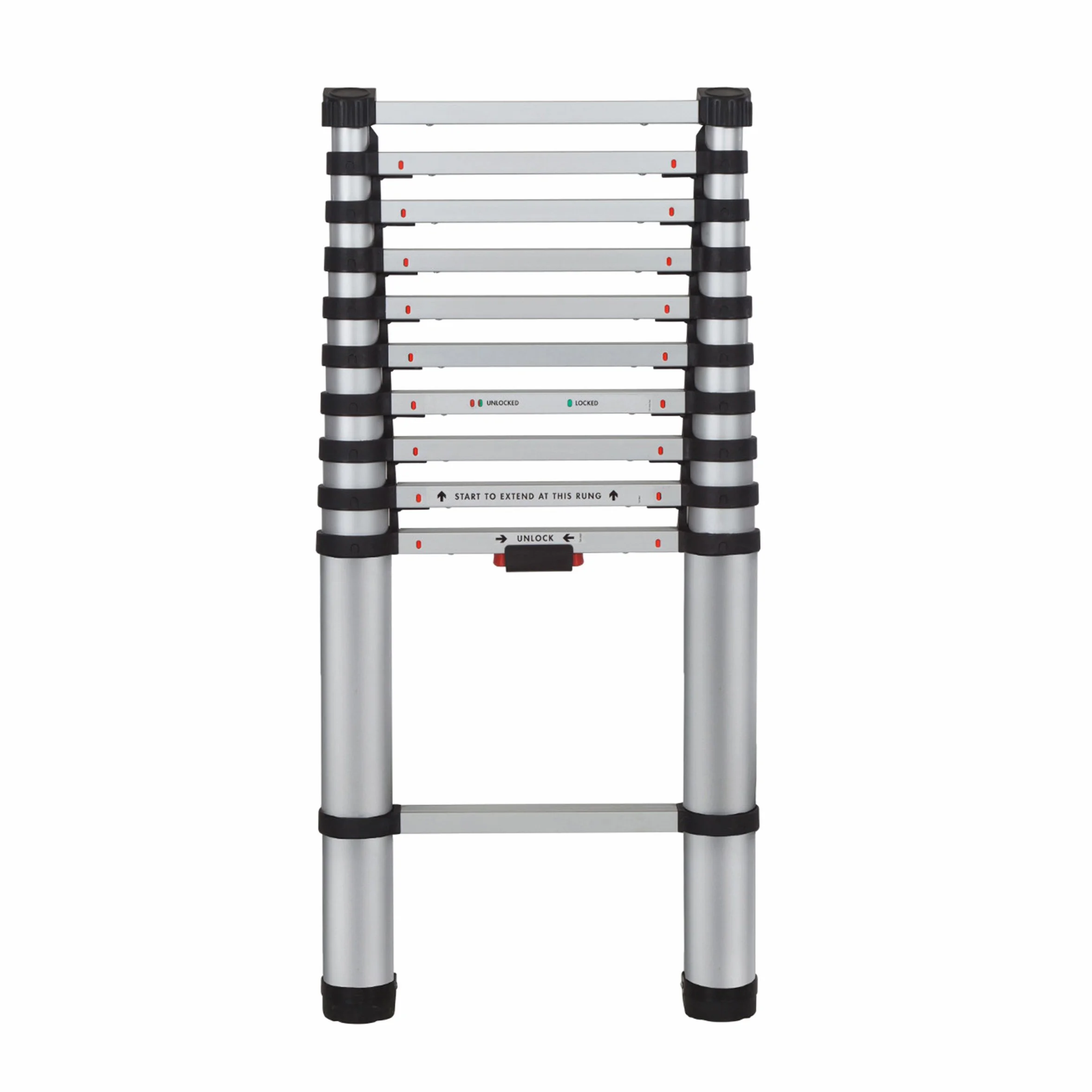Youngman s 30113318 aluminiowa teleskopowa drabina przedłużająca (3,21 m), wielokolorowa