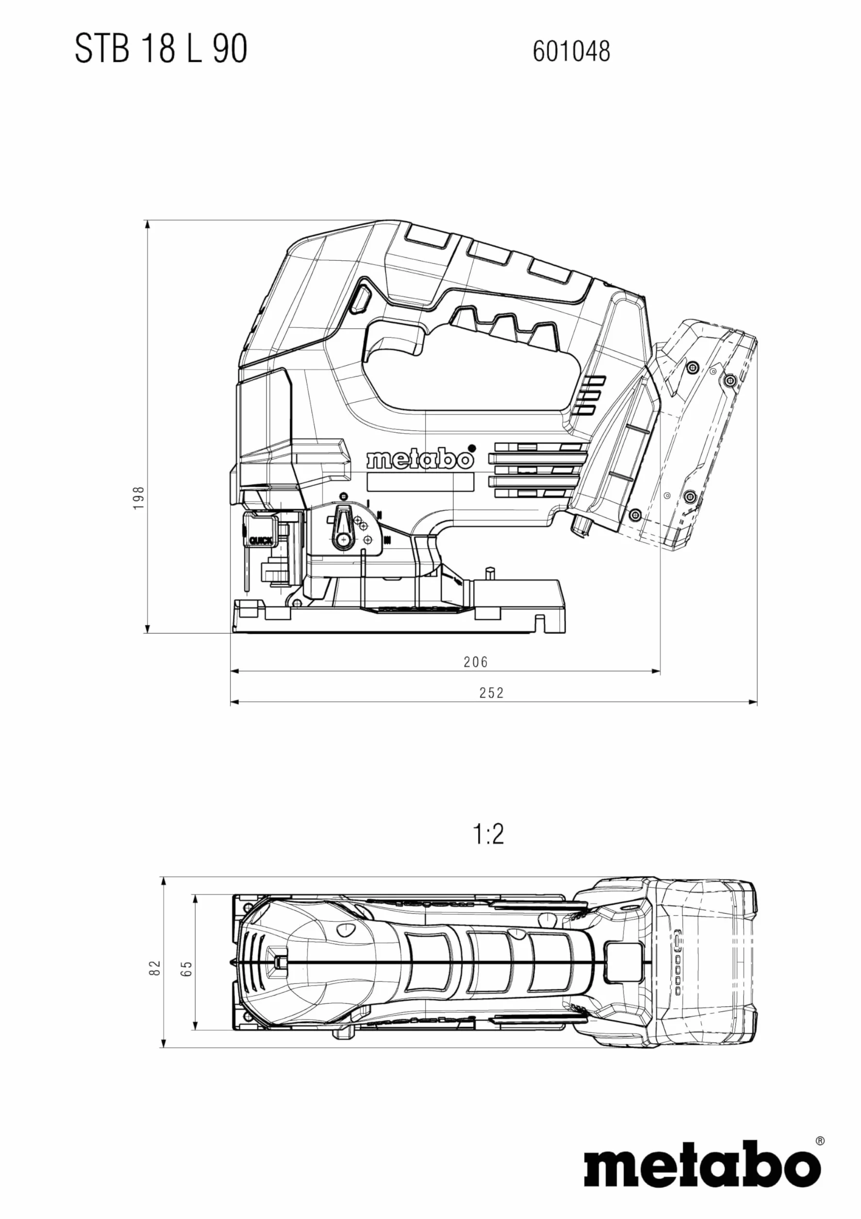 METABO Piła Szablasta STB 18 L 90 18V Akumulatorowa