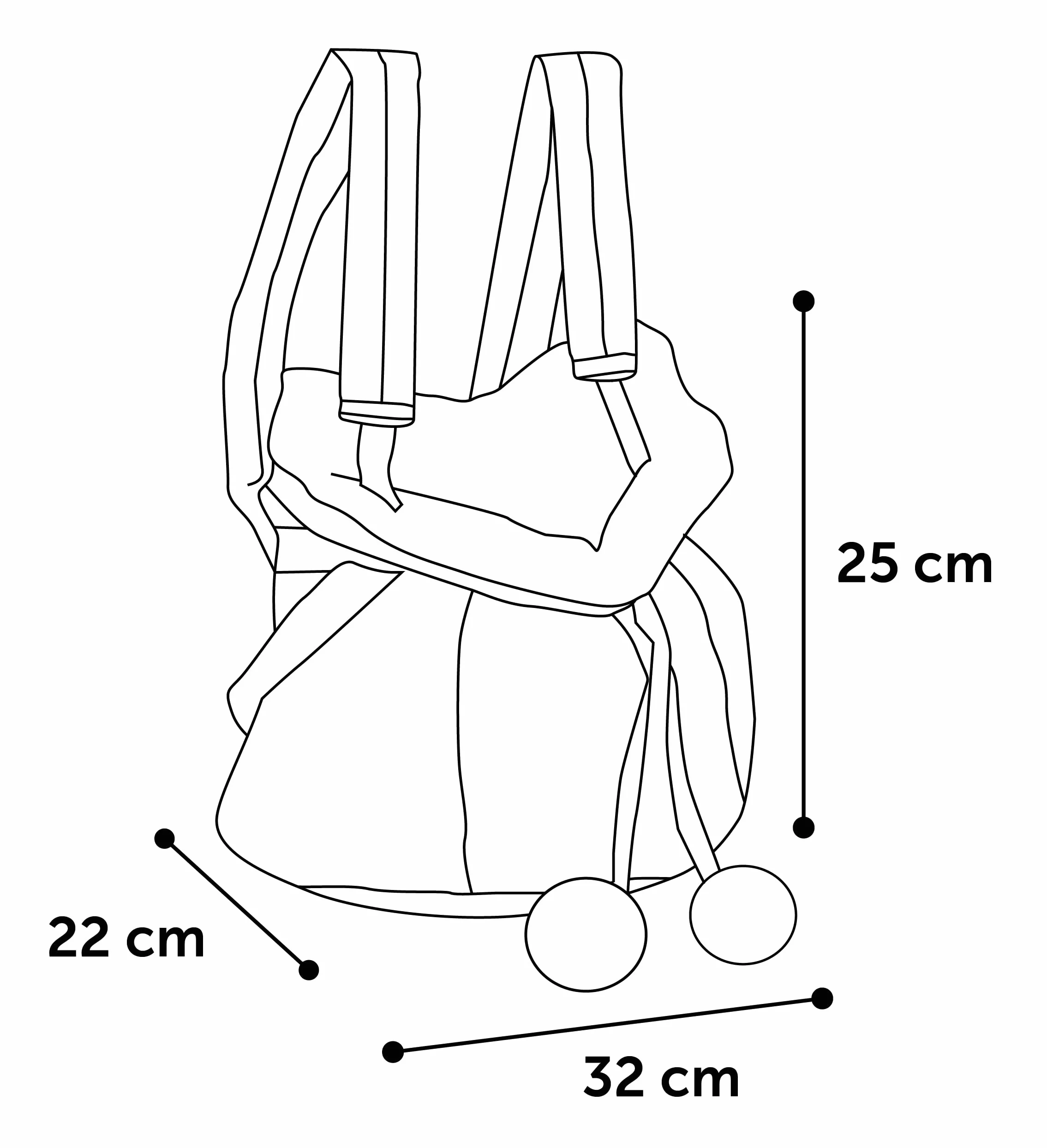 Flamingo Cuddi beżowa torba transportowa dla psa, 32 x 22 x 25 cm, z regulowanym paskiem z karabińczykiem, otwierana u góry i wykończona miękkim pluszem, do 4 kg