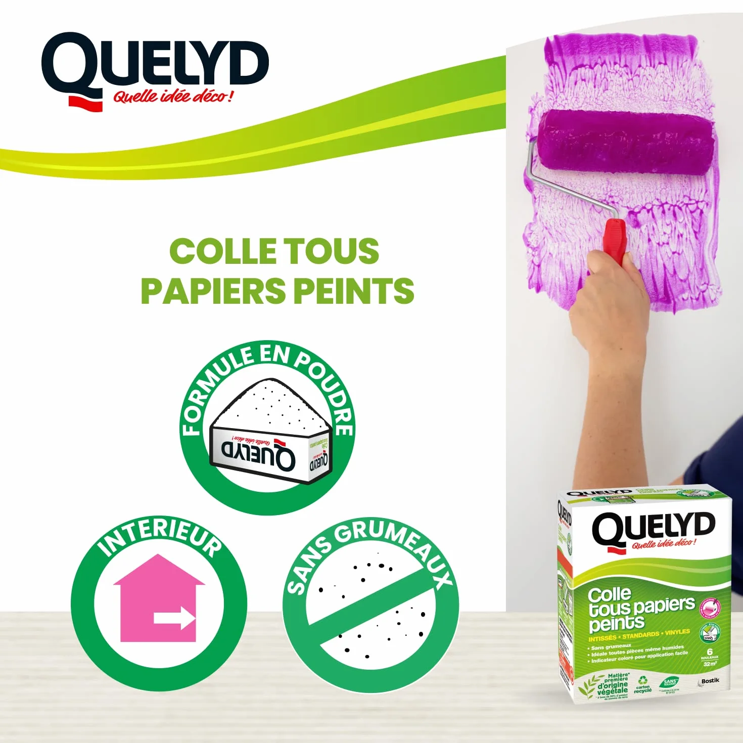 Quelyd All Papiers Peints 300 G klej, biały