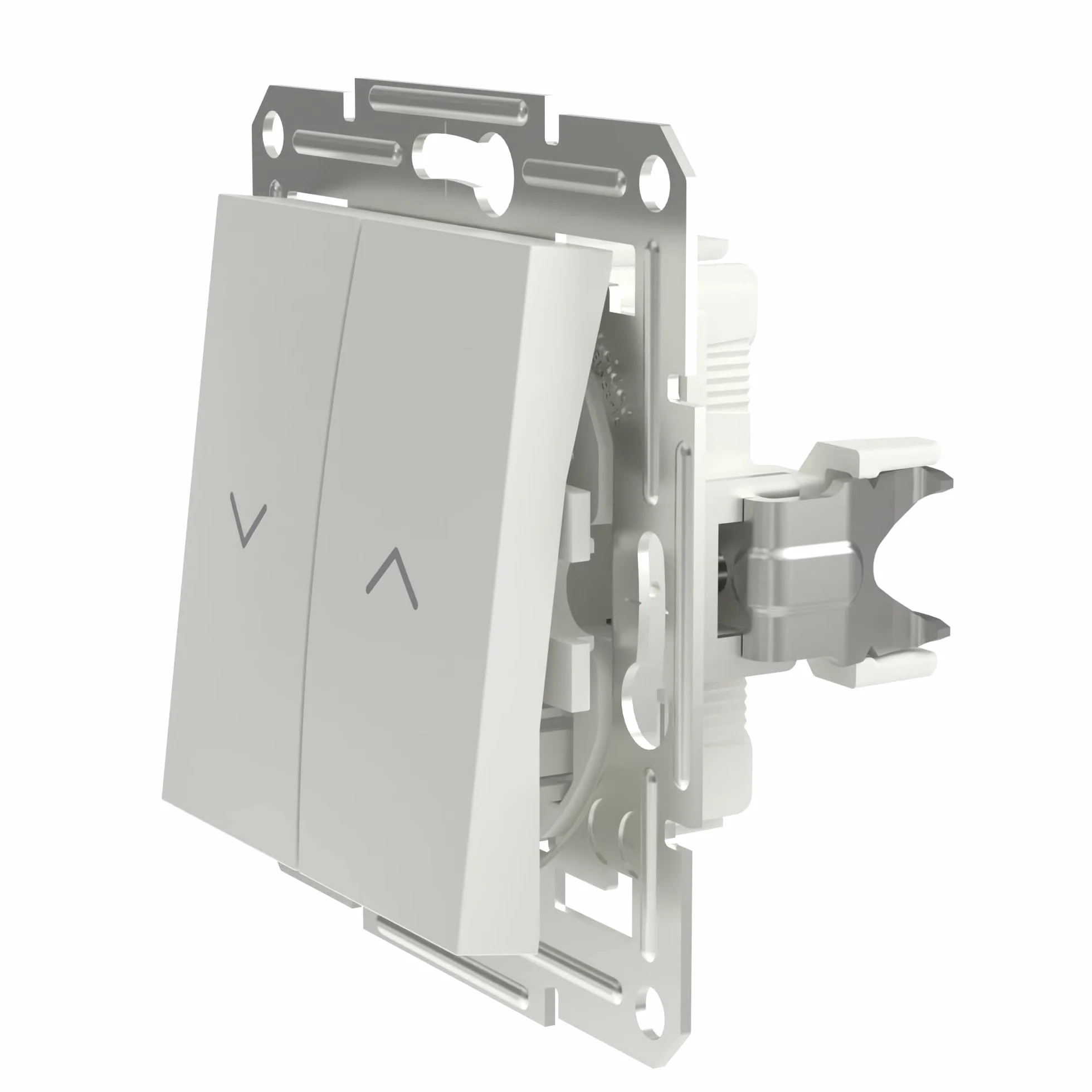 Schneider Electric Asfora EPH1370521D przełącznik do rolet 10 A - 250 V LED podtynkowy, przełącznik żaluzji, zaciski wtykowe, biały