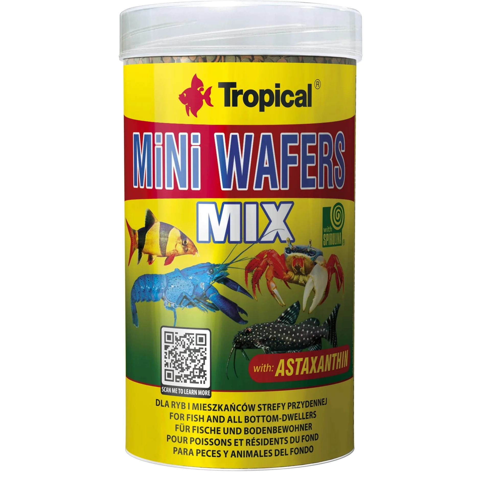 Tropical Wieloskładnikowy pokarm dla wszystkożernych ryb dennych MINI WAFERS MIX 250ml / 138g