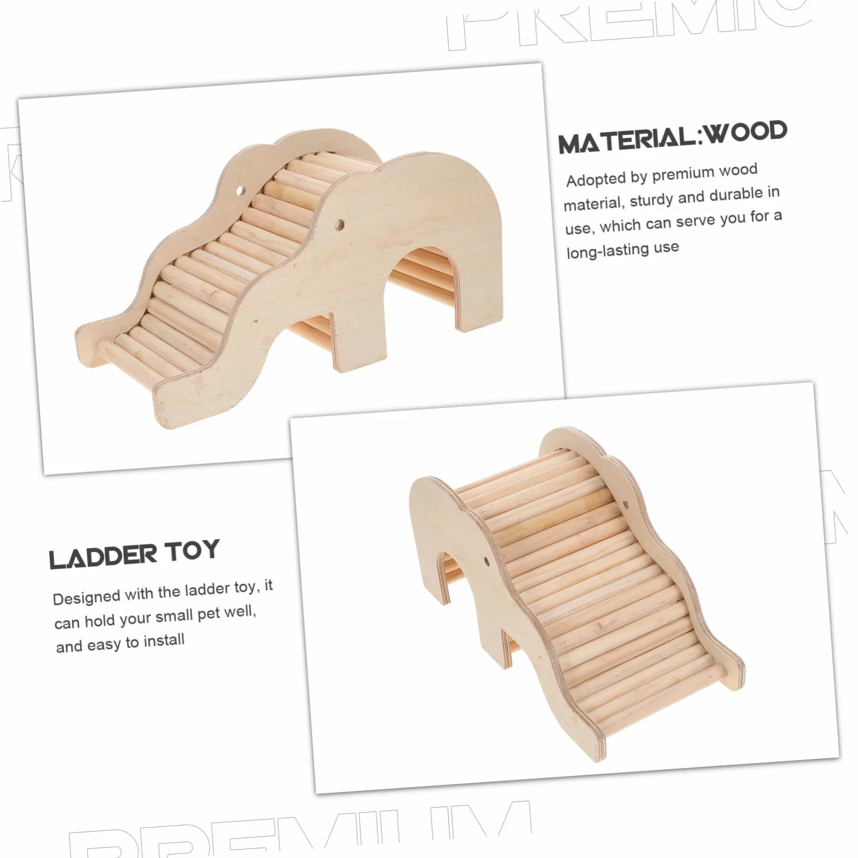 4 szt. Chomik kryjówka dom chomik gryzaki obudowa małe zwierzęta ukrywanie gniazdo klatka dla zwierzęcia drabina zabawka(Beige)