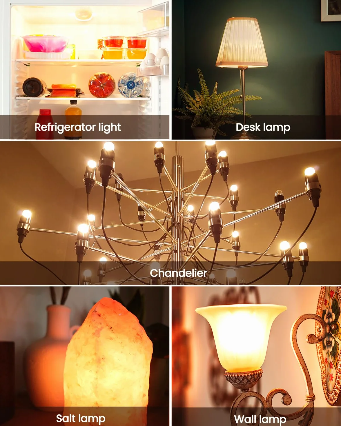 DoRight Żarówki LED E14 1W Vintage Amber 2200K T22 95lm