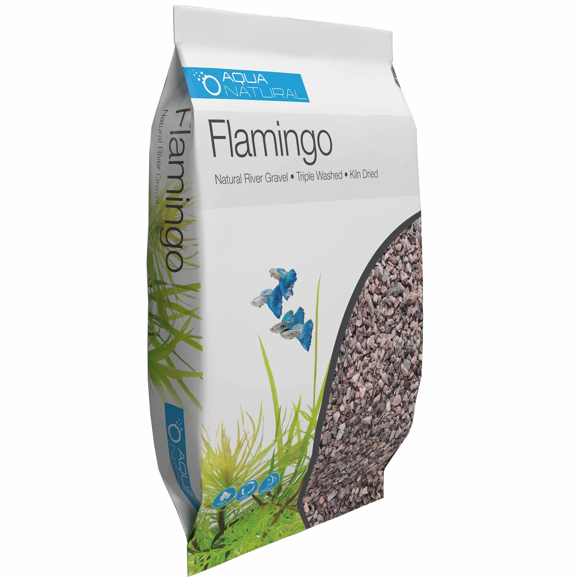 Aqua Natural Flaming 4,5 kg podłoże żwirowe 4-6 mm różowy