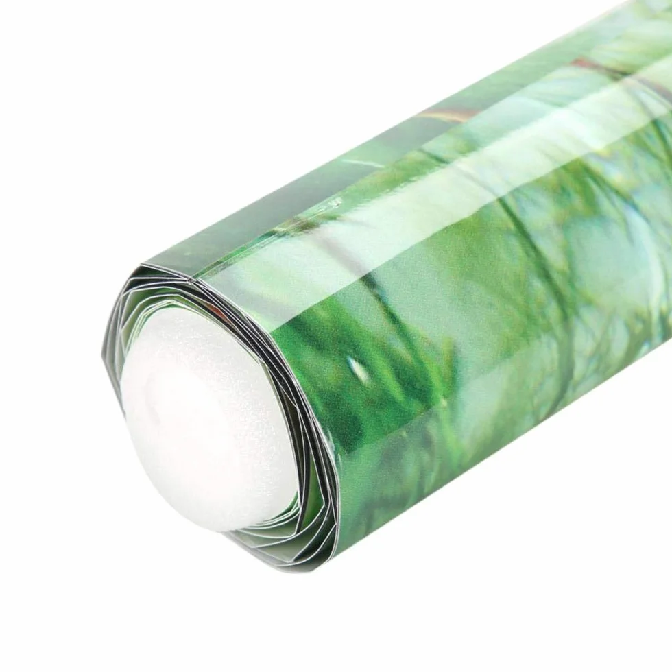 Akwarium plakat w tle trawa wodna styl akwarium tło klej do pvc dekoracje ścienne naklejki naklejki papierowe (61 * 30cm)